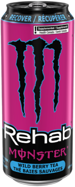 Rehab Monster Wild Berry Tea