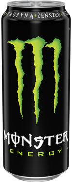 Oryginalny zielony Monster Energy