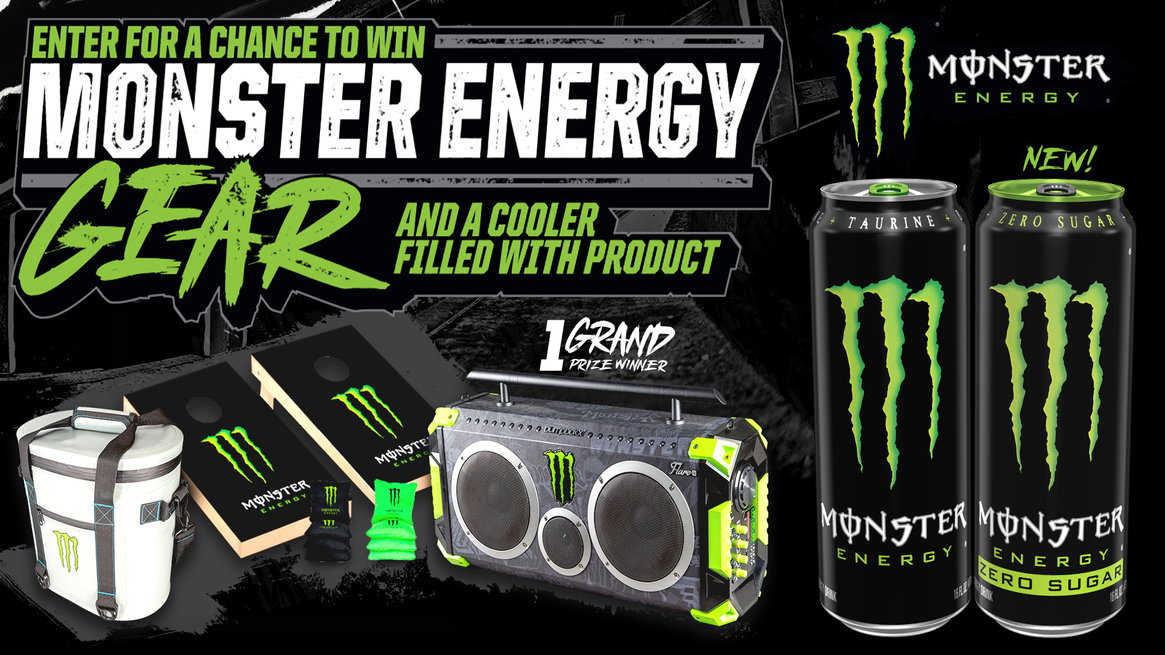 Monster Energy® Chance to Win a Gear Package Sweepstakes (Sodexo)