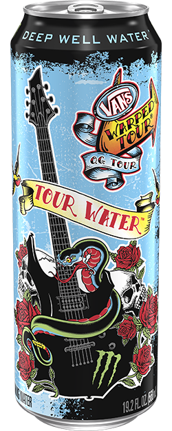 monster tour water flavor